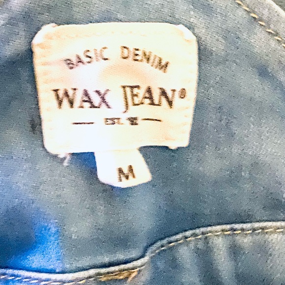 Basic Denim Wax Jean Overalls - Picture 4 of 5